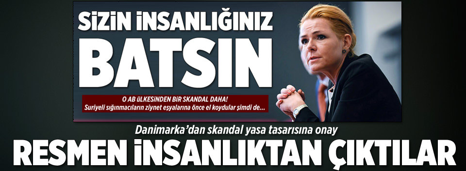 Danimarka’dan skandal yasa tasarısına onay