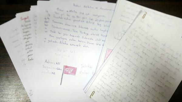 Küçük öğrencilerden Mehmetcik'e 'Umut mektupları'-3