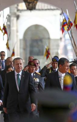 Cumhurbaşkanı Erdoğan Ekvador'da