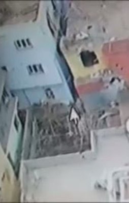 Hainlerin roket alışverişleri böyle görüntülendi!