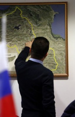 PYD'nin Moskova temsilciliğinde skandal harita