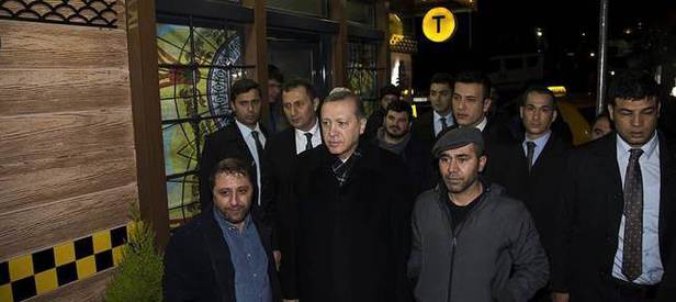 Erdoğan esnafla sohbet etti
