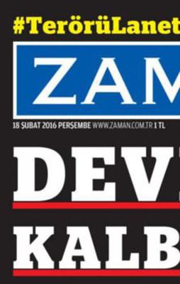 Cumhuriyet ve Zaman aynı manşetle çıktı