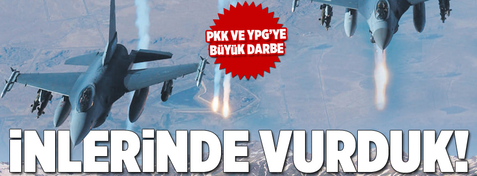 İnlerinde vurduk