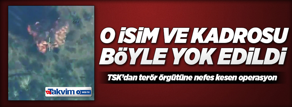 F-16 vurdu terör örgütünün o ismi öldürüldü!