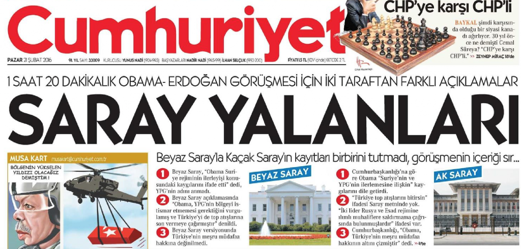 Cumhuriyet'in asılsız haberi elinde patladı-1