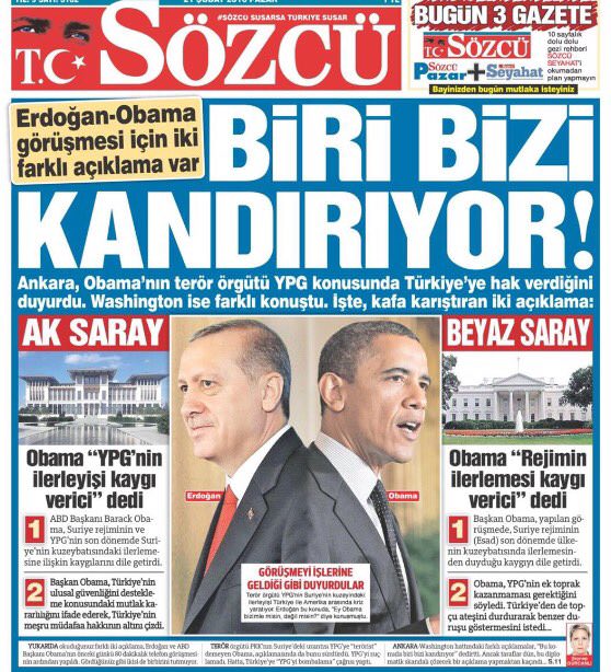 İhanet medyasından ortak manşetler-2