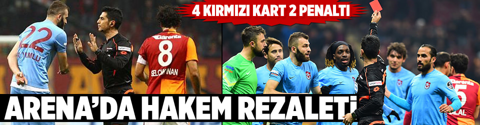 Arena’da hakem rezaleti