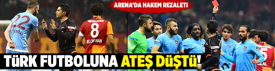 Türk futboluna ateş düştü