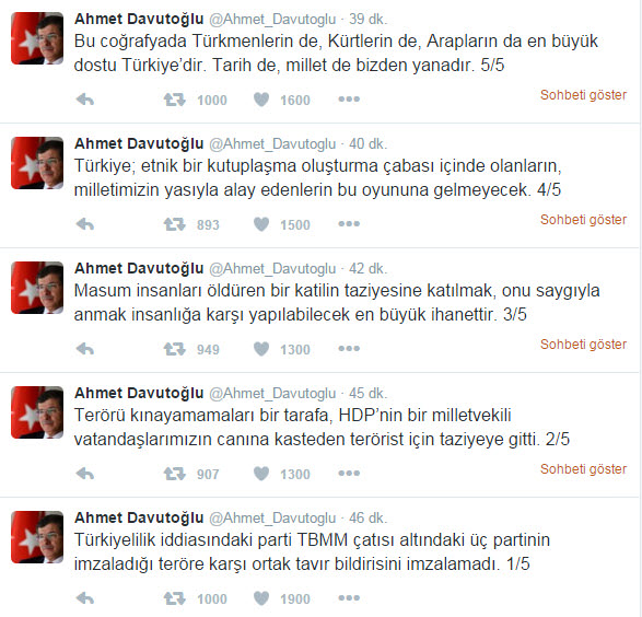 Başbakan'dan HDP'ye sert tepki-1