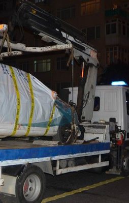 Aranan araç Boğaziçi Üniversitesi'nde yakalandı
