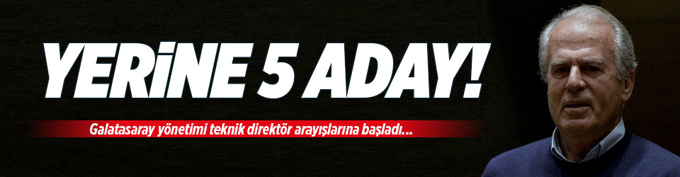 Denizli’nin yerine 5 aday