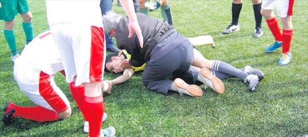 Yeşil sahada kalbine yenildi