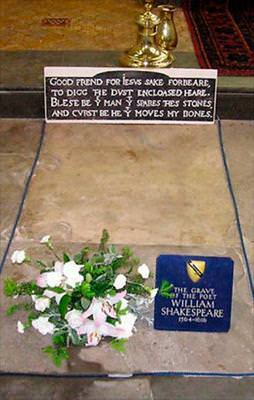 Shakespeare'in mezarı açıldı