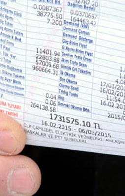 Elektrik borçlarına yeniden yapılandırma