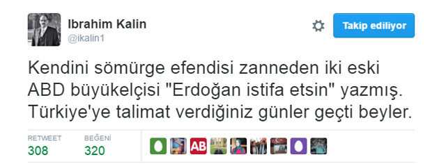 İbrahim Kalın'dan ABD'li o isimlere sert yanıt-1