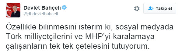 "Tek tek çetelesini tutuyorum"-1