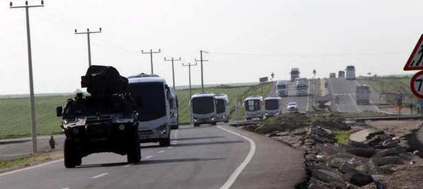 Nusaybin’e yoğun asker sevkiyatı