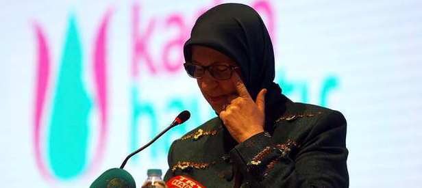 Bakan Ramazanoğlu gözyaşlarını tutamadı