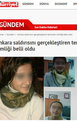 Hürriyet yine teröristleri korudu
