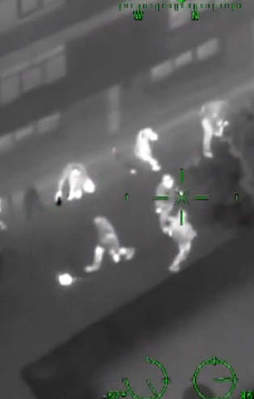 Bağlar'daki terör saldırısı havadan görüntülendi