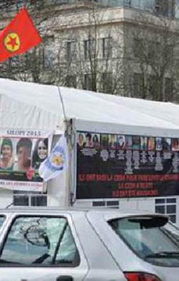 Belçika zirve öncesi PKK çadırına izin verdi