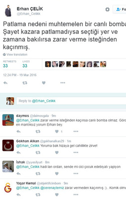 Erhan Çelik'ten tepki çeken tweet
