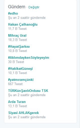#WeLoveErdogan'a Twitter'dan sansür