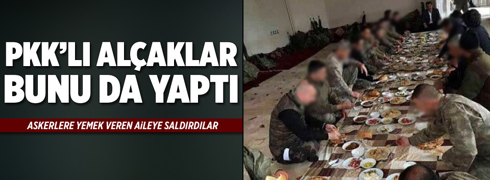 PKK'lı hainler bunu da yaptı