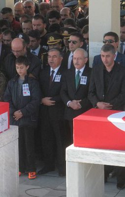 Şehit cenazesinde Kılıçdaroğlu'na tepki