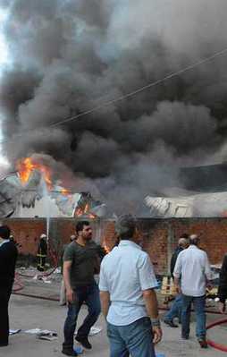 Bursa'da korkutan yangın