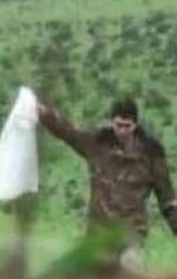 Ermeni askeri böyle teslim oldu