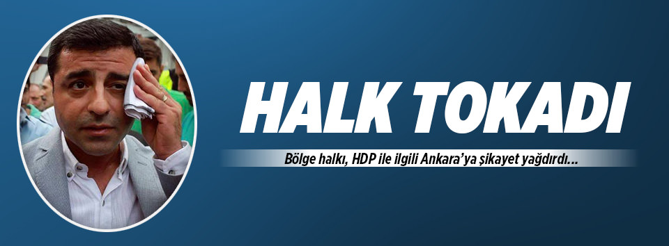 Halk HDP’ye tokadı attı