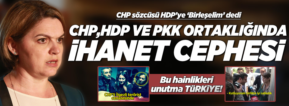 CHP ve PKK'nın ihanet ittifakı!-1
