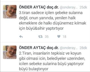 FETÖcü Aytaçtan akıl dışı tweetler