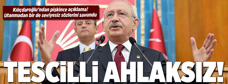 ’Tescilli ahlaksız’