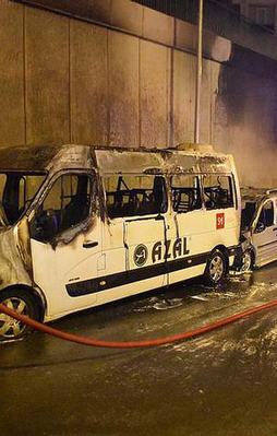 İstanbul'da 18 araç kundaklandı