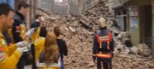 Beyoğlu’nda 5 katlı bina çöktü