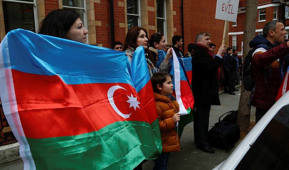 Ermenistan Londra'da protesto edildi-4