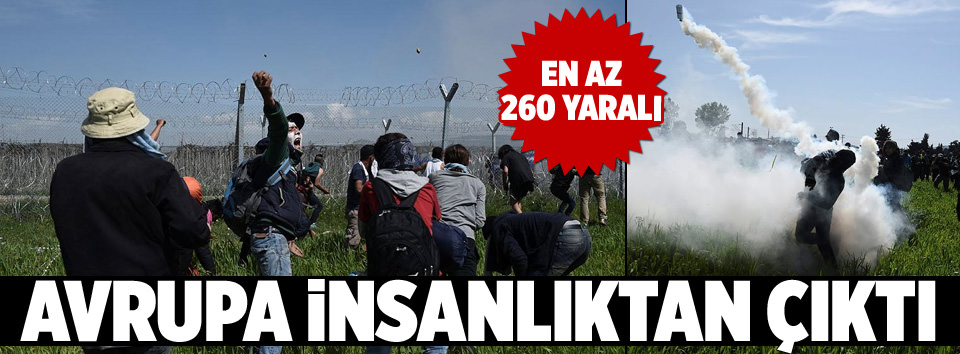Avrupa insanlıktan çıktı