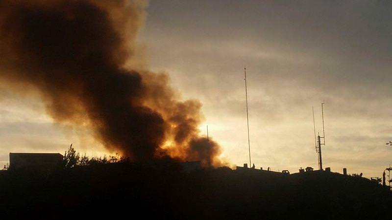 Urla cezaevinde korkutan yangın-1