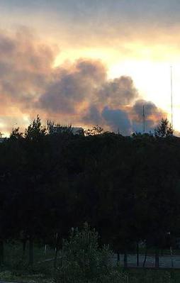 Urla cezaevinde korkutan yangın