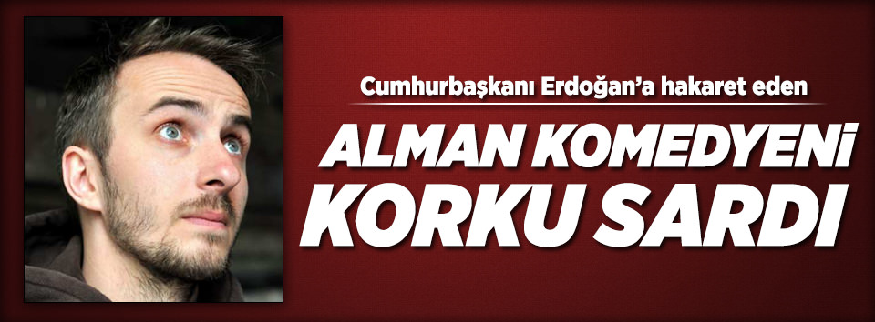Erdoğan’a hakaret eden komedyeni korku sardı!