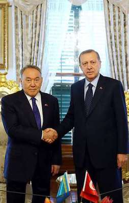 Erdoğan ve Nazarbayev'den ortak bildiri