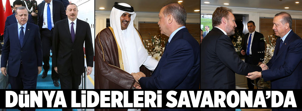 Dünya liderleri Savarona’da