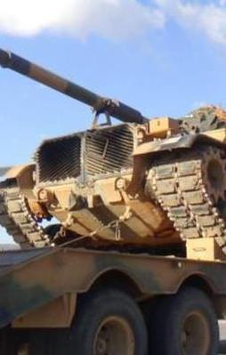 Suriye sınırına tank sevkiyatı