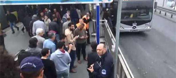 Metrobüs durağına bomba koyan şahıs yakalandı