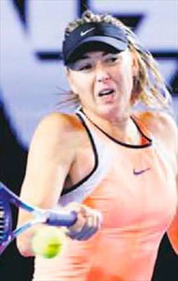 Sharapova iyice köşeye sıkıştı