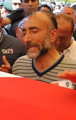 Babadan şehit oğluna duygulandıran veda