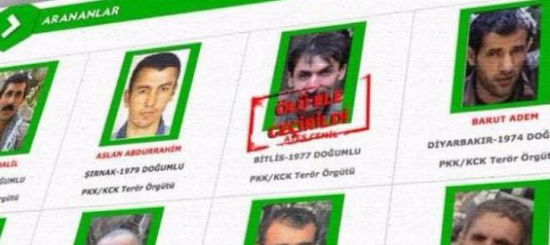 Terörist Cemil Ateş’i bir nine ihbar etti
